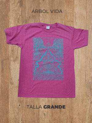 Playera  03 L GRANDE Árbol Vida (Rosa)