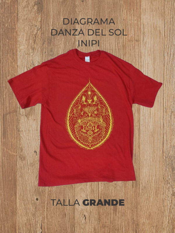 PLAYERA DIAGRAMA DANZA DEL SOL INIPI