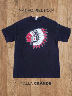 Playera  03 L GRANDE Nativo (Negra)