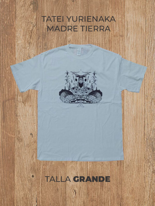 Playera  03 L GRANDE Madre Tierra (Blanca)