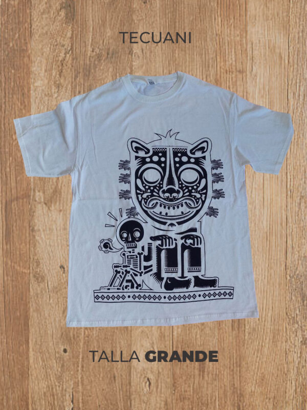 Playera  03 L GRANDE Tecuani (Blanca)