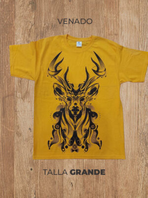 Playera  03 L GRANDE Venado (Amarilla)