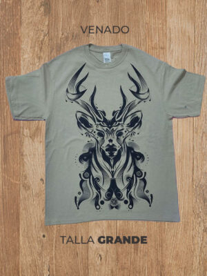 Playera  03 L GRANDE Venado (Café)