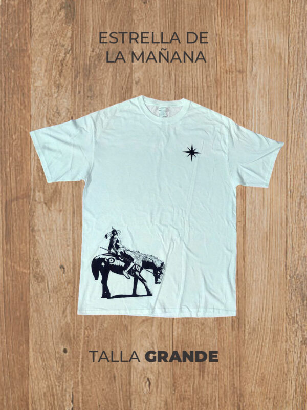 Playera  03 L GRANDE Estrella de la Mañana (Blanca)