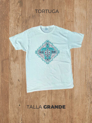 Playera 03 L GRANDE Tortuga (Blanca)