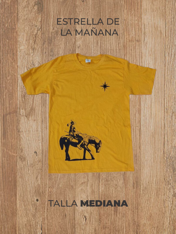 Playera 02 M MEDIANA Estrella de la Mañana (Amarilla)