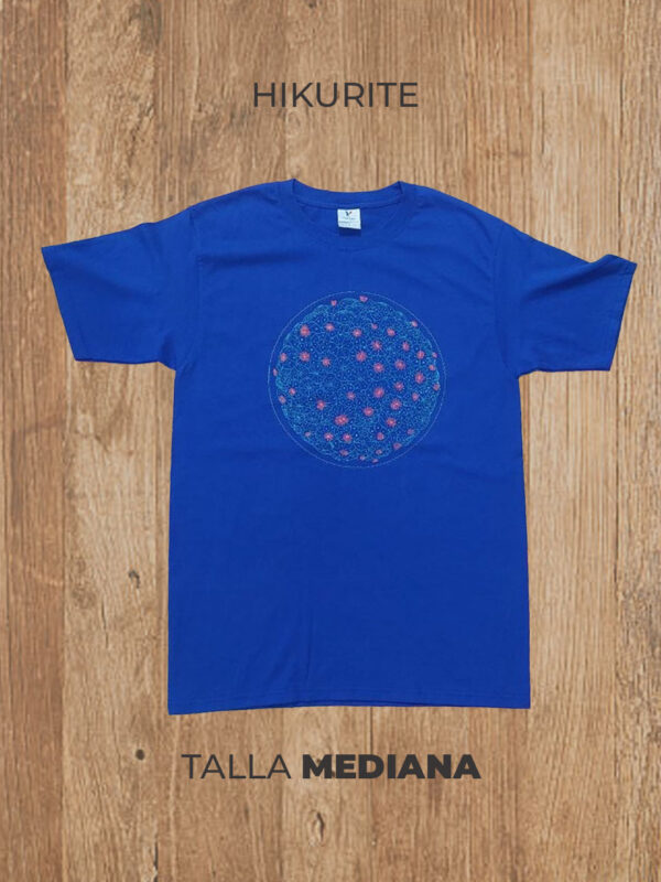 Playera 02 M MEDIANA Hikurite (Azul)