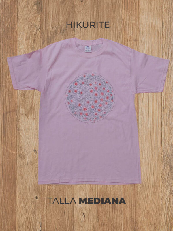 Playera 02 M MEDIANA Hikurite (Rosa)