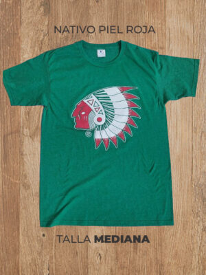 Playera 02 M MEDIANA Nativo (Verde)