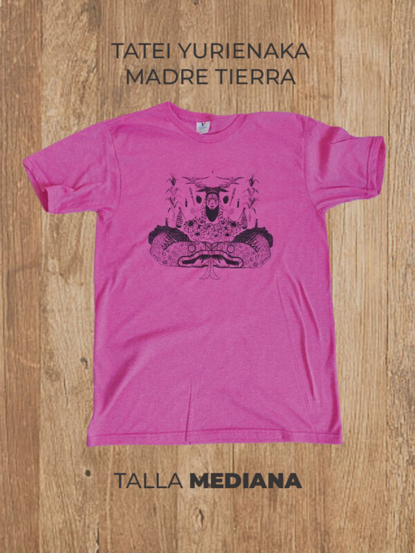 Playera 02 M MEDIANA Madre Tierra (Rosa)