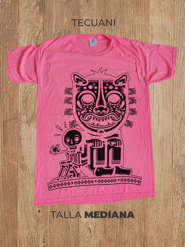 Playera 03 L GRANDE Tecuani (Rosa)