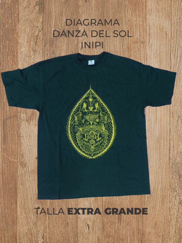 PLAYERA DIAGRAMA DANZA DEL SOL INIPI