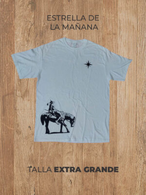 Playera 04 XL EXTRA GRANDE Estrella de la Mañana (Blanca)