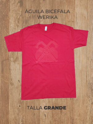 AGUILA-BICEFALA-01-G-roja- Playera 04 L GRANDE Werika Águila Bicéfala Roja
