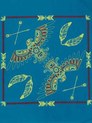 Paliacate Aguila del Norte Turquesa