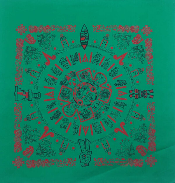 AZTECA VERDE Paliacate Calendario Azteca Verde