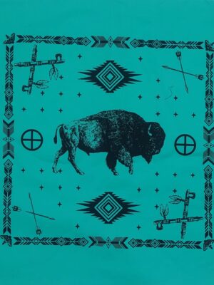 BUFALO CHANUNPA MENTA Paliacate Tatanka Bufalo Canupa Pipa Flecha Lakota Menta