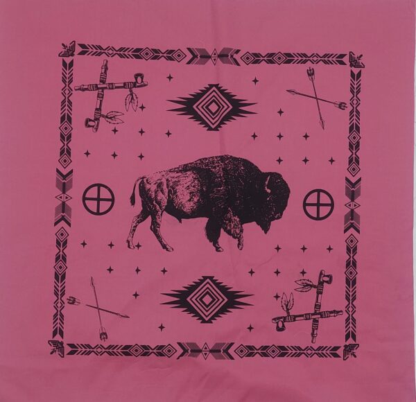 Paliacate  Tatanka Bufalo Canupa Pipa Flecha Lakota Rosa