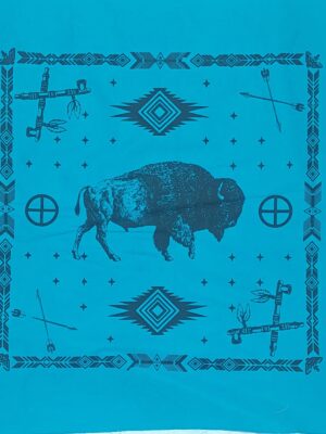 BUFALO CHANUNPA TURQUESA Paliacate Tatanka Bufalo Canupa Pipa Flecha Lakota Turquesa