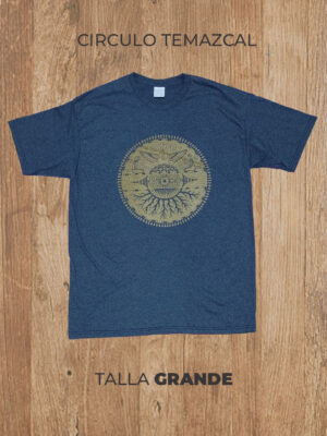 Playera 03 L Grande Circulo Temazcal Gris