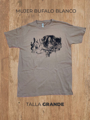 MUJER-BUFALO-BLANCO-02---G Playera 03 G GRANDE Mujer Bufalo Blanco