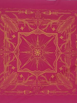 WIRIKUTA ROSA Paliacate Wirikuta Maíz Venado Ojo de Dios Flecha Plumas Rosa